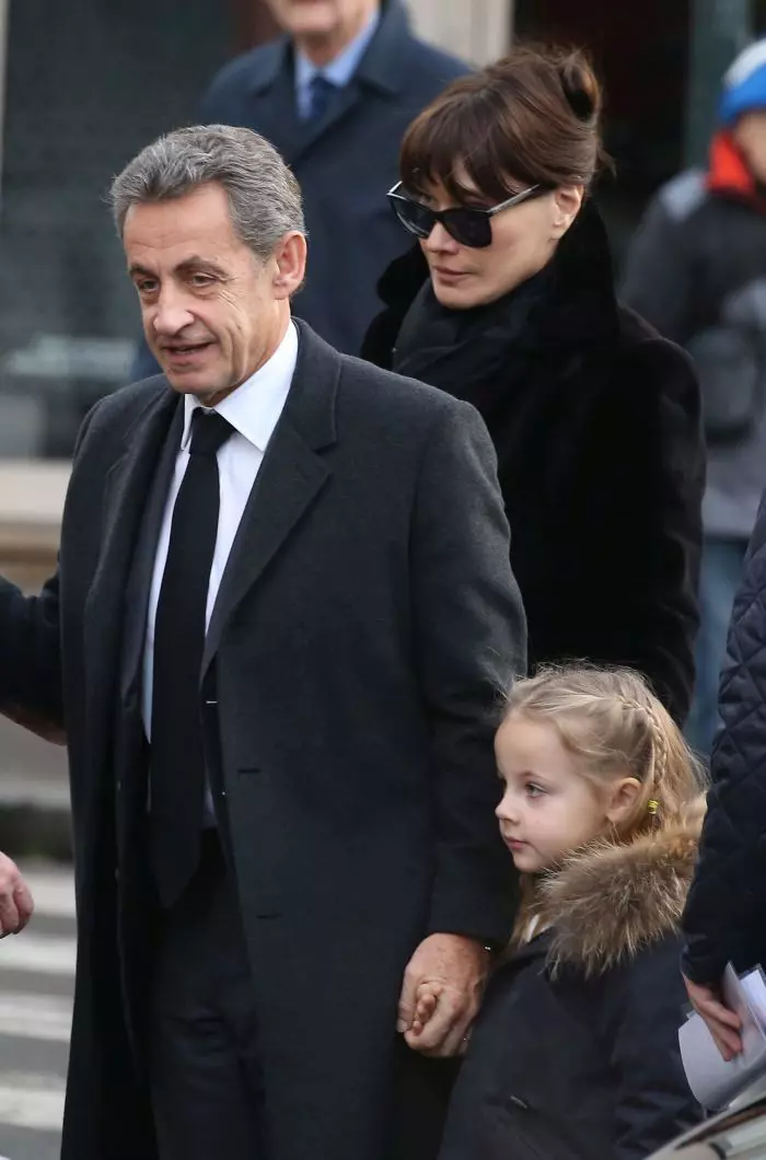Nicolas Sarkozy, Carla Bruni şi fiica lor