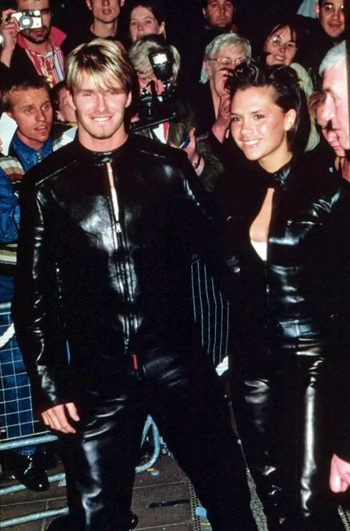 David și Victoria în 1999