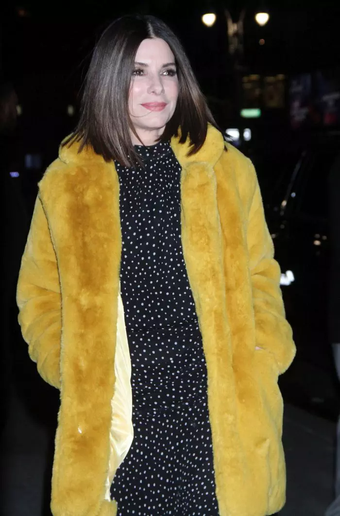 Sandra, în drum spre The Late Show With Stephen Colbert