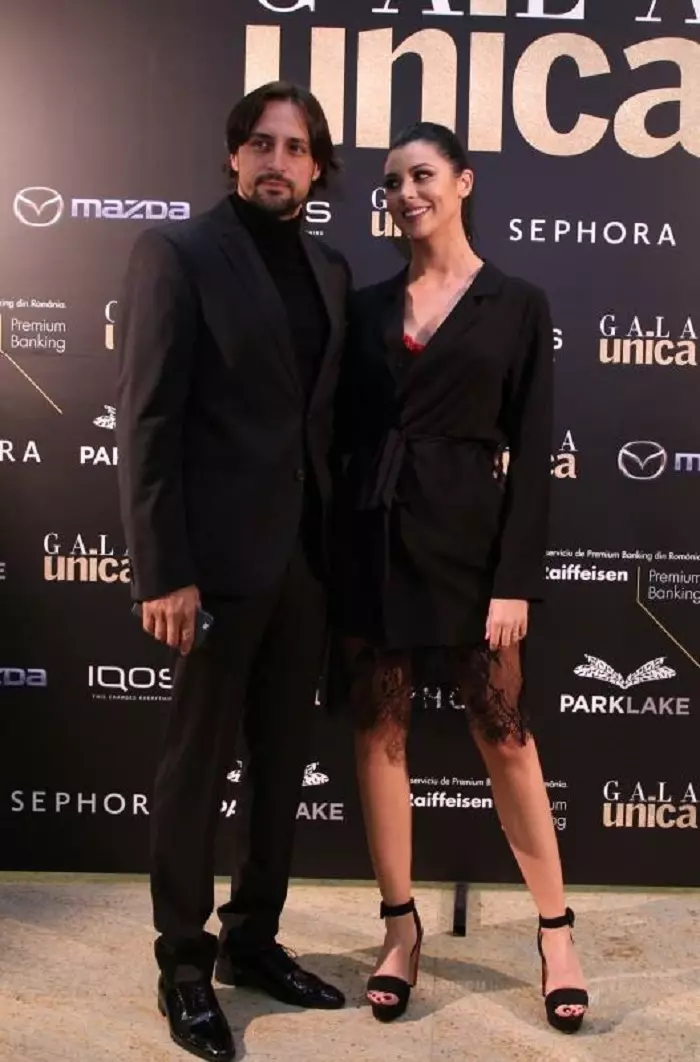 Denis Stefan și soția lui, Cristina