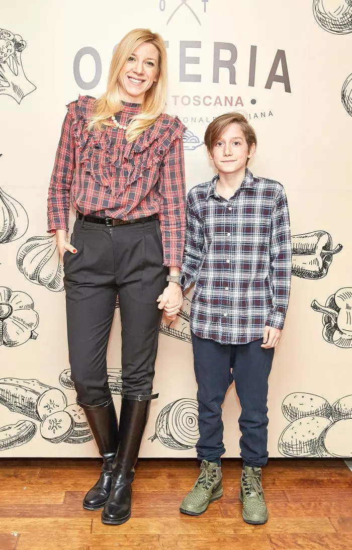 Sonia Argint și fiul său