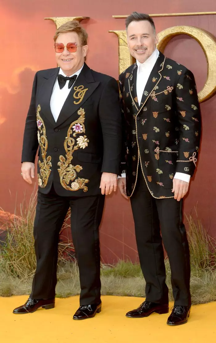 Elton John și partenerul său de viață, David Furnish