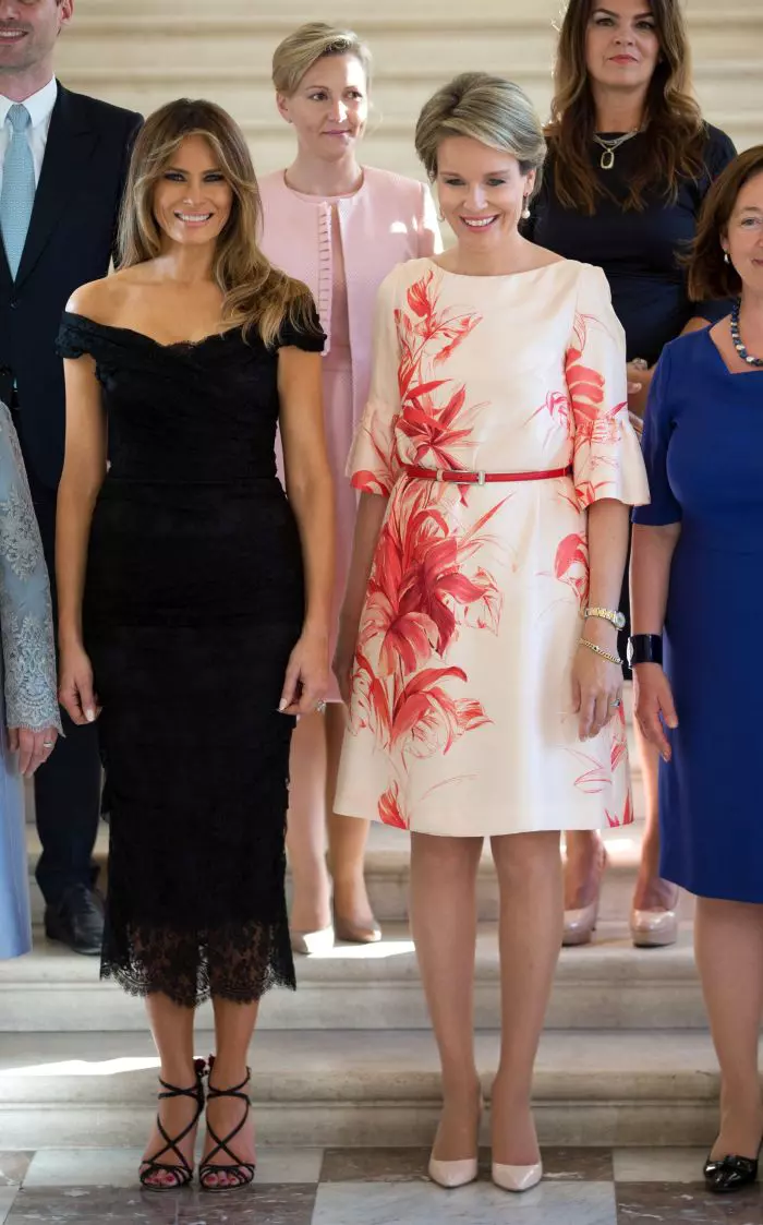 Melania Trump în Bruxelles, Belgia