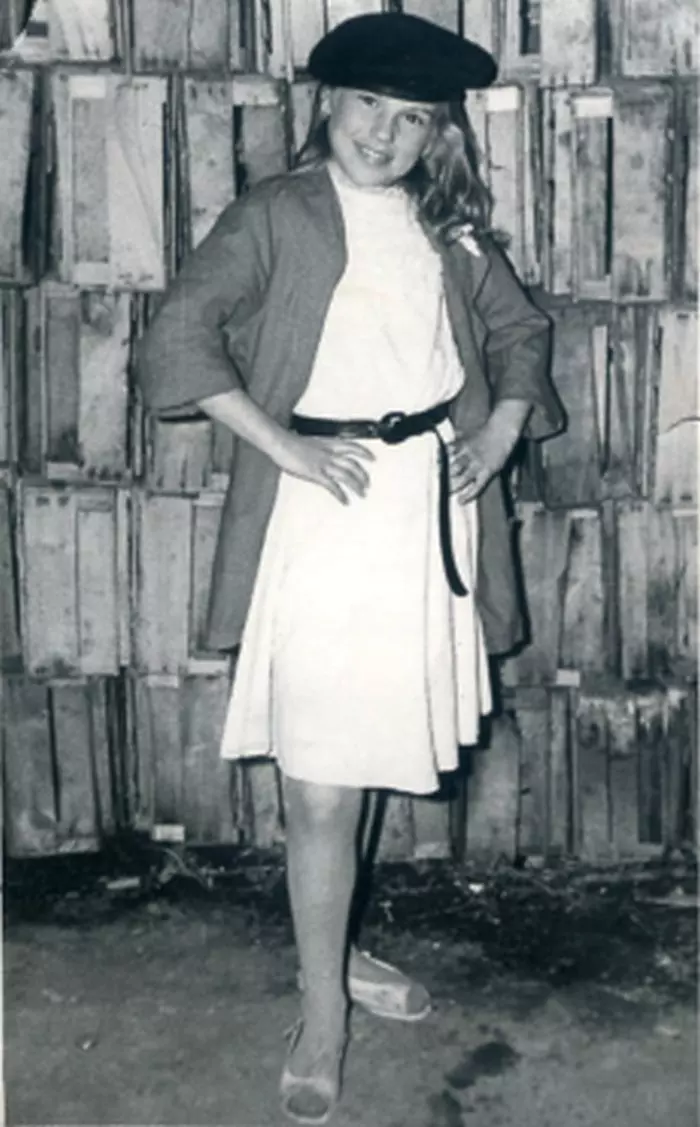 Corina știa de mică cum să mixeze hainele