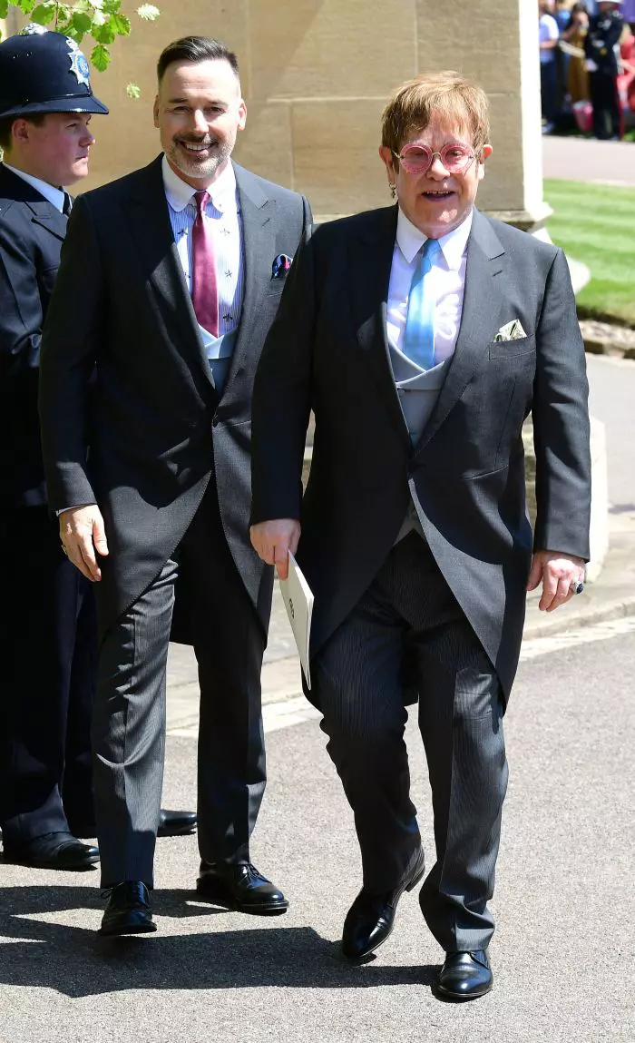 Elton John și partenerul său, David Furnish