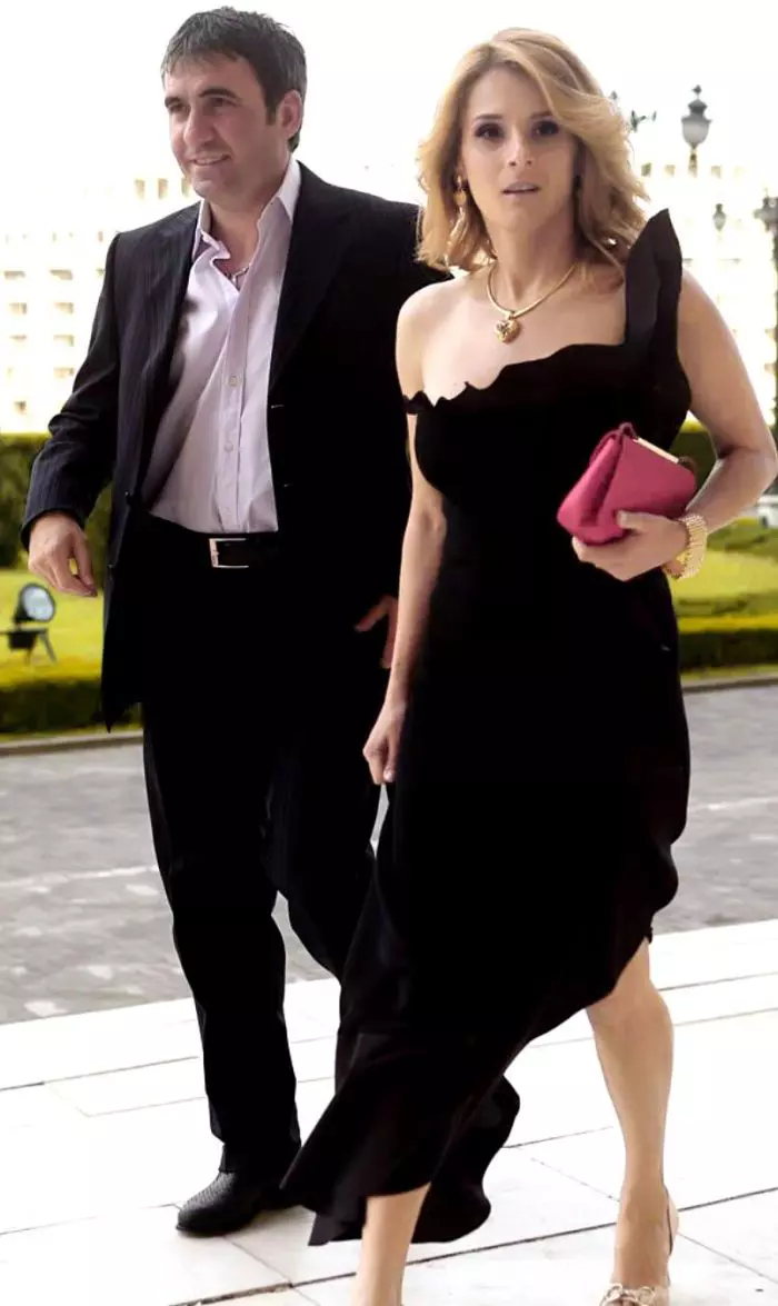 Hagi și soția sa în urmă cu zece ani