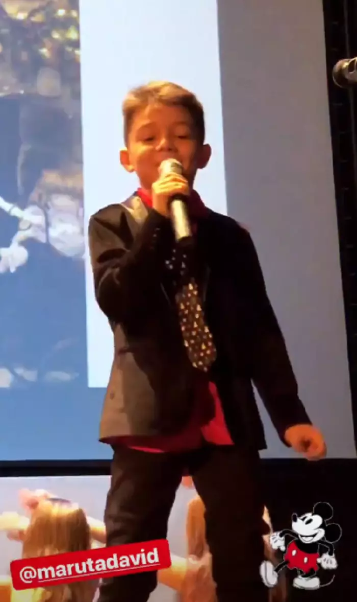 Andra şi Cătălin Măruţă, surprinşi la serbarea lui David