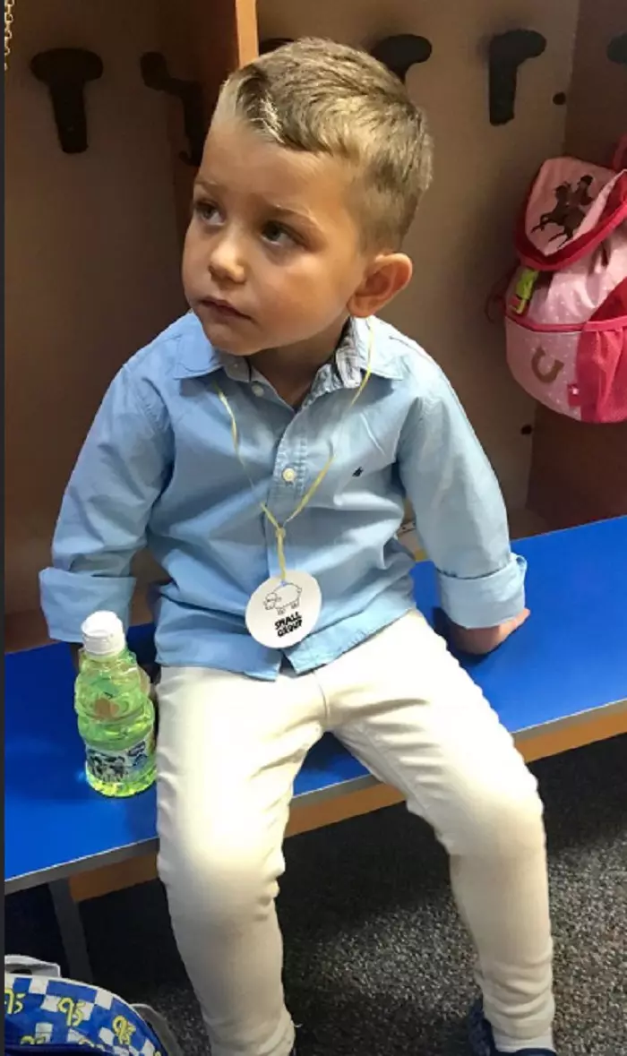 Traian Jr. şi Sofia Anais au început grădiniţa