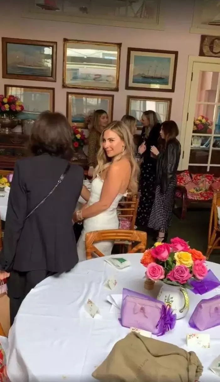 Tracey Kurland, actuala soție a lui Trevor, la petrecerea burlăcițelor.