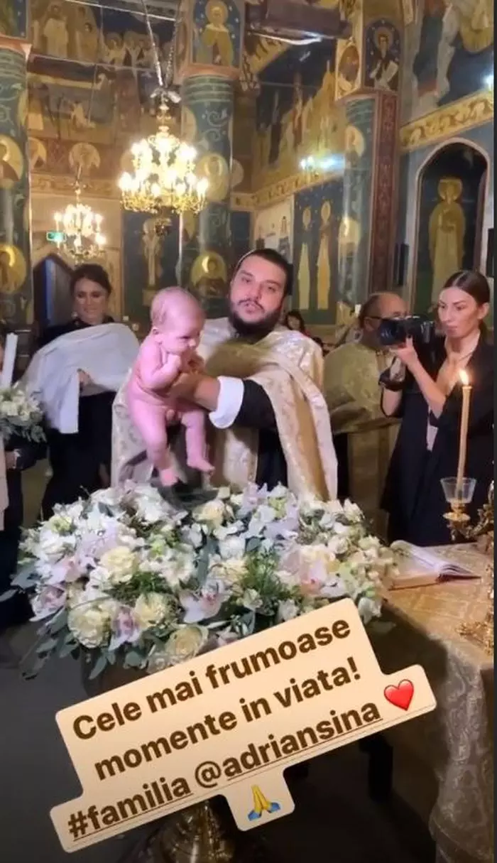 Imagini de la botezul micuței Leah 7