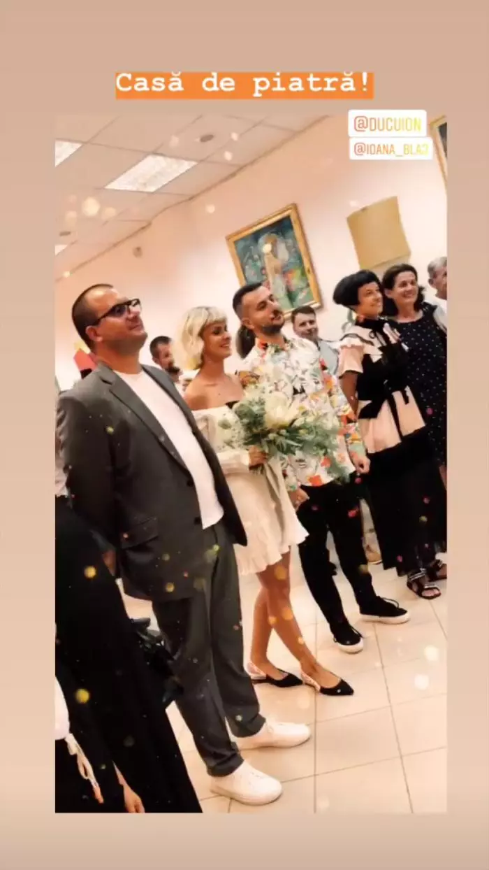 Ioana Blaj s-a măritat astăzi cu Ducu Ion