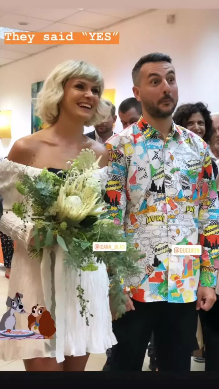 Ioana Blaj s-a măritat astăzi cu Ducu Ion