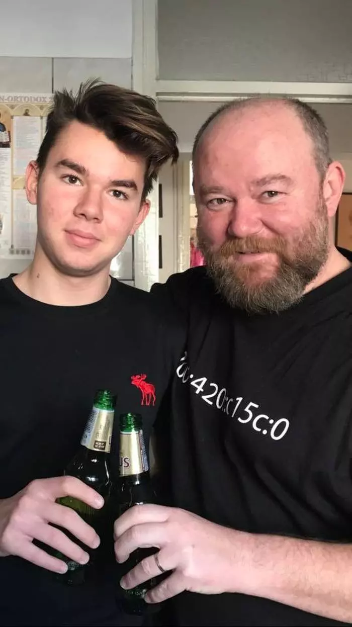 Mihai Constantin, Ionică în „Liceenii”, și fiul ei