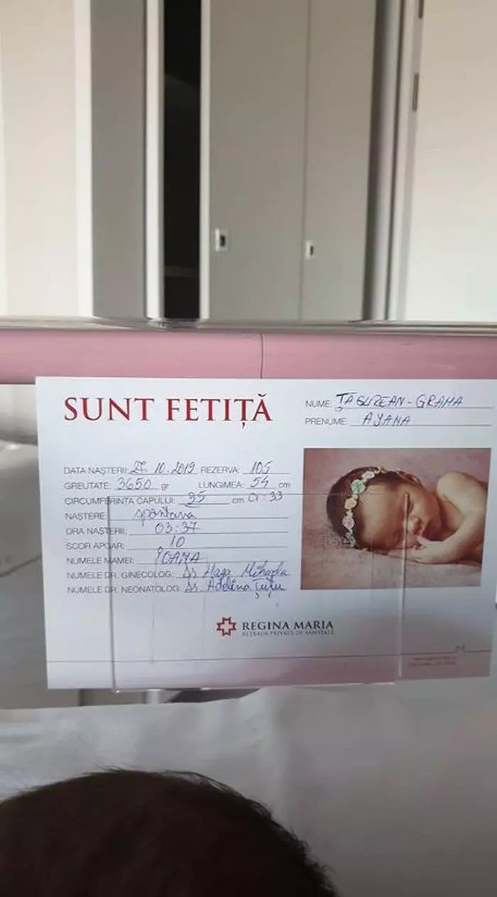 Ioana Grama a născut