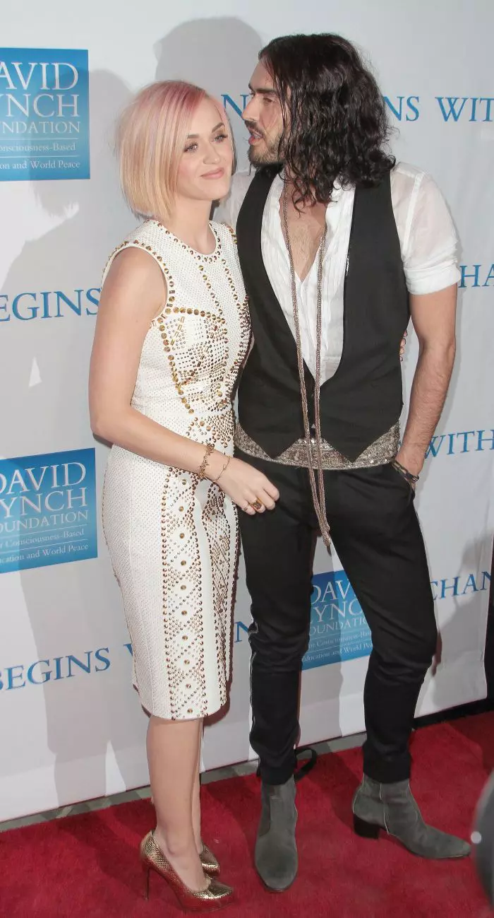 Katy Perry și Russell Brand