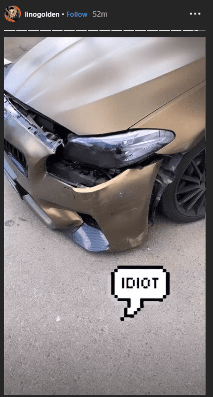 Lino Golden accident rutier 5