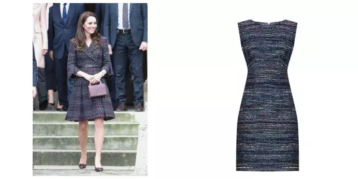 Costum: Chanel și pantofi din piele Tod