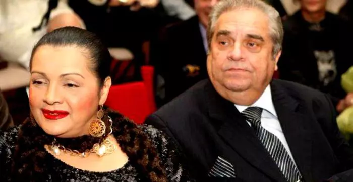 Cornelia Catanga și soțul său, cântăreșul de romanțe Aurel Pădureanu
