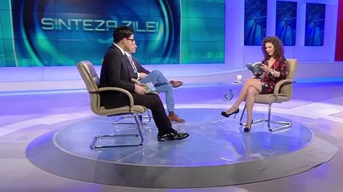 Sora lui Mircea Badea, în platou la Sinteza Zilei