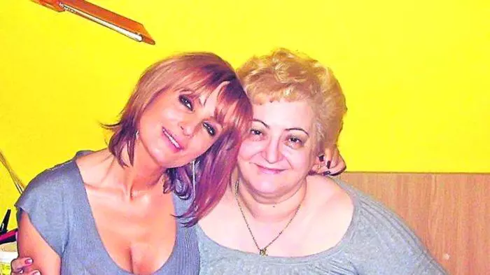 Daniela Gyorfi și mama sa