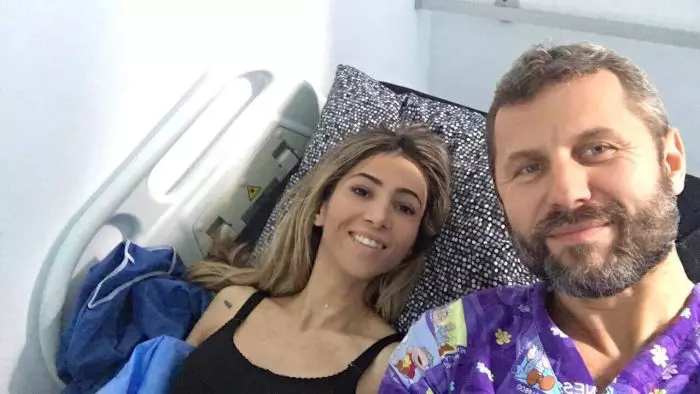 Silvia Popescu, după operaţia de mărire a bustului