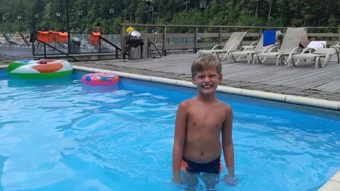 Alexandru, fiul Alinei Vidican și al lui Cristi Borcea