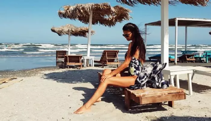 Anca Serea în vacanţă cu copiii la mare