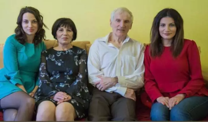 Ioana Ginghină cu familia