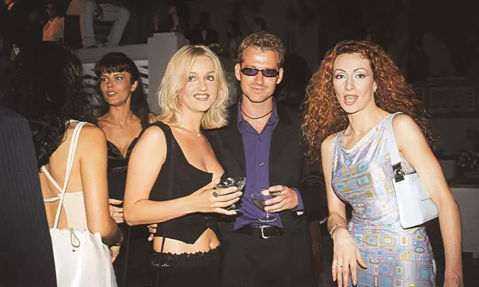 Tania Budi, alături de partenerul de atunci, Oliver, și de Mihaela Rădulescu