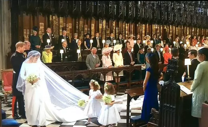Printul Harry si Meghan Markle la altar nunta regala 3