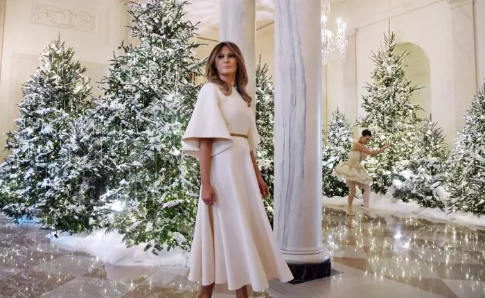 Primul Crăciun la Casa Albă al Melaniei Trump