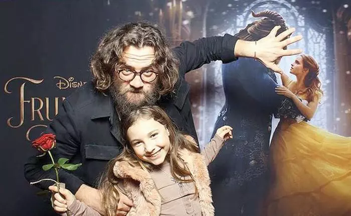 Cosmin Tudoran și fiica sa, Andreea