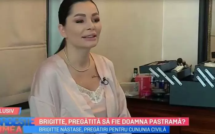 Brigitte Năstase se pregătește pentru cununia civilă