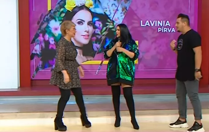 Lavinia Pirva, prima apariție la TV după ce a născut