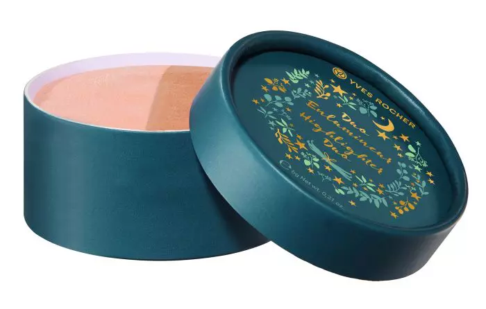 Pudră duo iluminatoare, Yves Rocher, Highlighter Duo, 60 lei