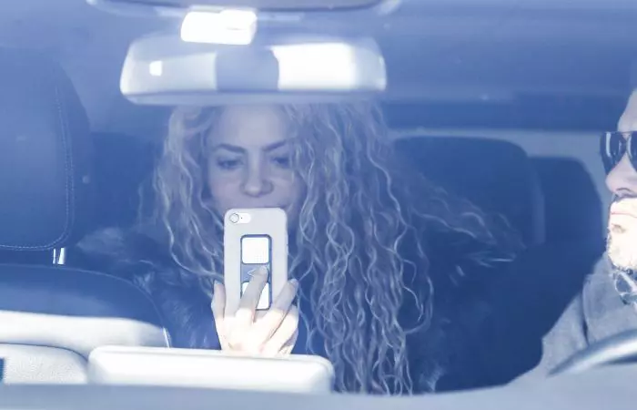 Shakira şi Pique, după întoarcerea de la un control medical