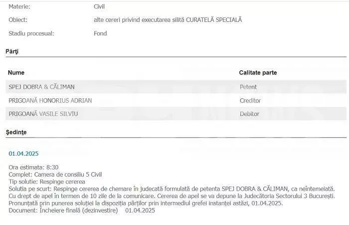 executare-silita-honorius-1
