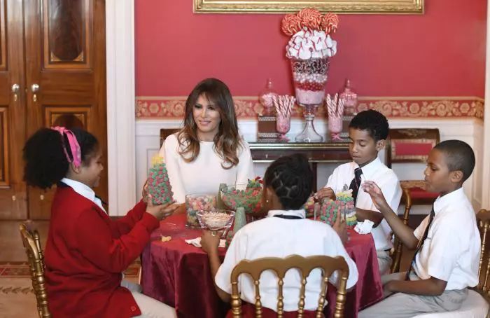 Primul Crăciun la Casa Albă al Melaniei Trump