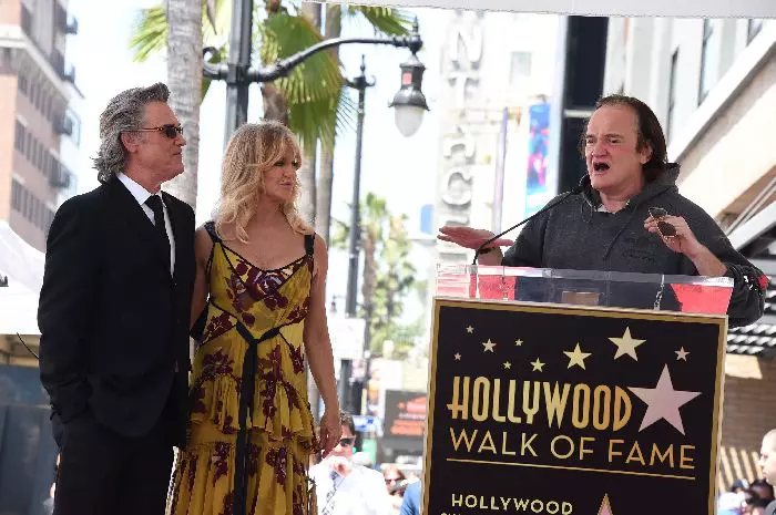 Goldie Hawn, Kurt Russell și Quentin Tarantino