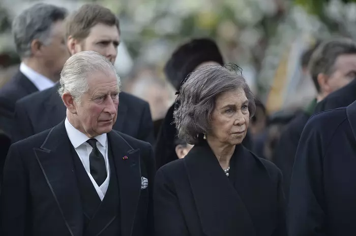 Alteta Sa Regala Principele de Wales (S) si Majestatea Sa Regina Sofia a Spaniei (D)