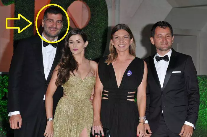 Simona Halep si iubitul ei, la Wimbledon