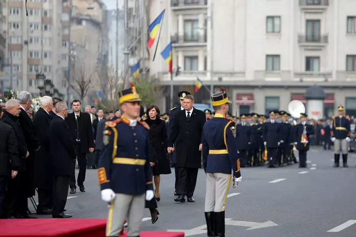 Klaus Iohannis, președintele României, la funeraliile Regelui Mihai