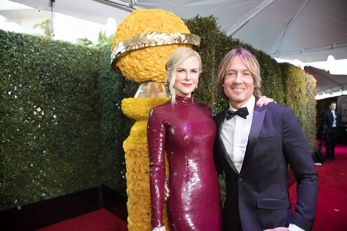 Nicole Kidman și Keith Urban, la Globurile de Aur 2019.