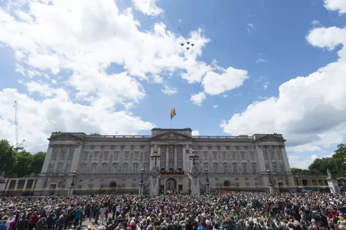 Palatul Buckingham - 2019, ceremonia Trooping The Colour ce marchează ziua de naștere a suveranei. Anul acesta, Elisabeta a II-a a împlinit 93 de ani.