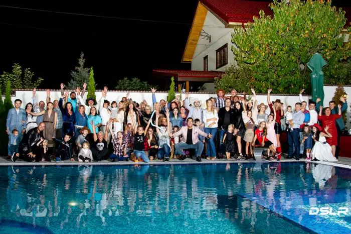 Botezul fetiței lui Alex Anghel