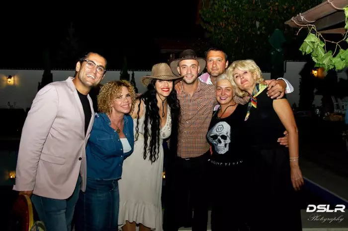 Botezul fetiței lui Alex Anghel