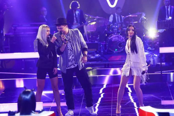 Jelena, Jovana și Bogdan la Vocea Romaniei