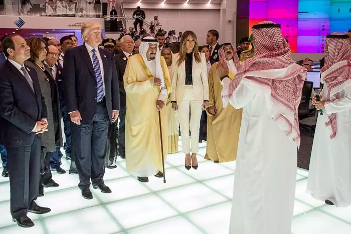 Melania Trump în Arabia Saudită