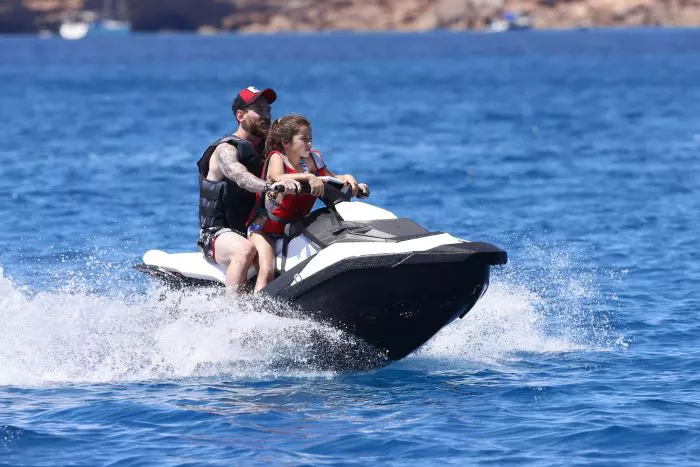 Leo Messi și fiica sa