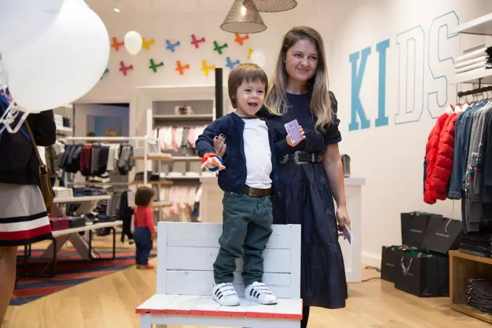 Luana Dăneț și fiul ei, Matei